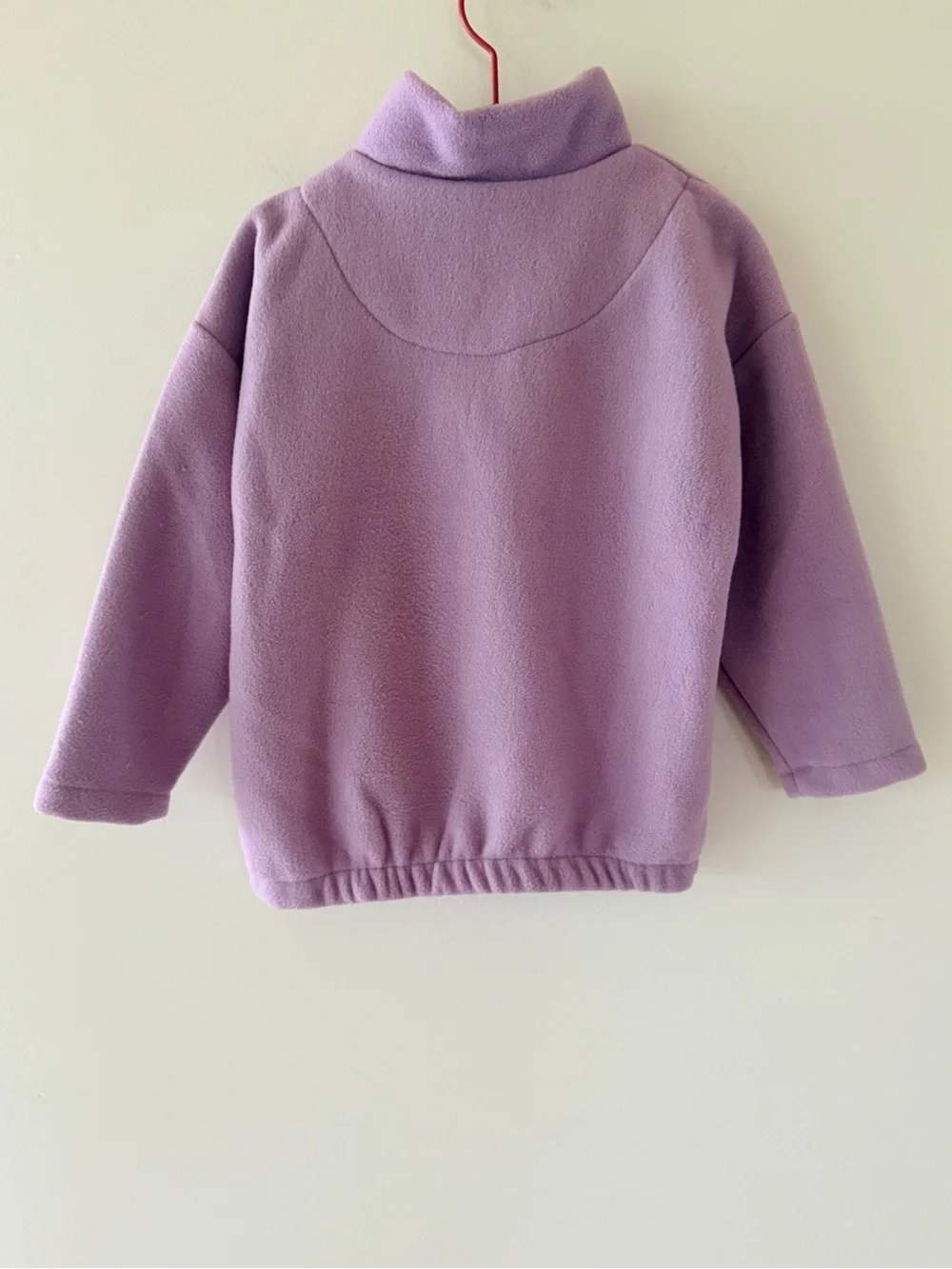 Zara Girls Polar Half Zip Sweatshirt Mauve Purple Size 6